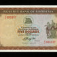 RHODÉSIE - RHODESIA - 5 Dollars 1976 Pick 36a NEUF / UNC