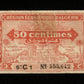 ALGÉRIE - ALGERIA - 50 Centimes Région Économique 1944 Pick 97a TB / Fine