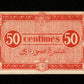 ALGÉRIE - ALGERIA - 50 Centimes Région Économique 1944 Pick 100 SPL / AU