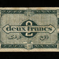 ALGÉRIE - ALGERIA - 2 Francs Région Économique 1944 Pick 102 TB / Fine