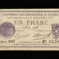 ALGÉRIE - ALGERIA - Chambre de Commerce d'Alger, 1 Franc 1914 JP.137.01 TTB / VF