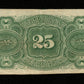 ÉTATS UNIS - USA - Fractional Currency, 25 Cents 1863 Pick 118a FR1301 Fourth Issue TTB / VF