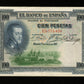 ESPAGNE - SPAIN - 100 Pesetas 1925 Pick 69c TTB+ / VF+