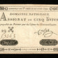 FRANCE - Assignat, 5 Livres 27 Juin 1792 Ass.30a, Pick A60 Sign. Corsel TTB / VF