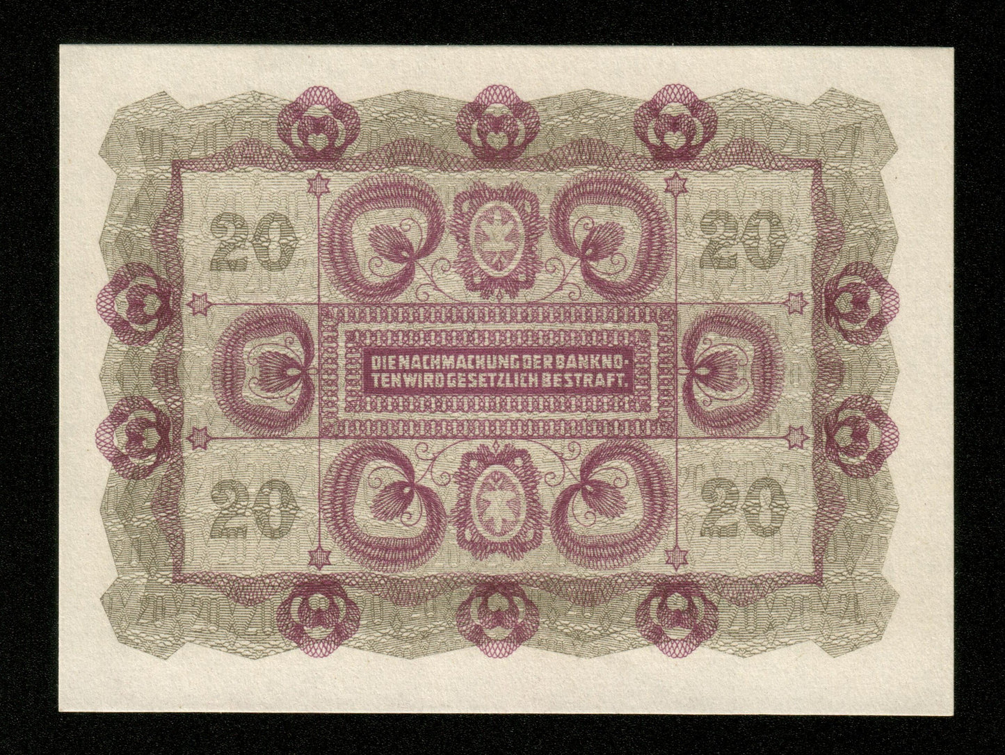 AUTRICHE - AUSTRIA - 20 Kronen 1922 Pick 76 NEUF / UNC