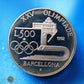 ITALIE - ITALIA - 500 Lires Proof JO Barcelone 1992 KM.153