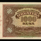 CROATIE - CROATIA - 1000 Kuna 1941 Pick 4a NEUF / UNC