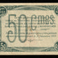 FRANCE - Chambre de Commerce de Rochefort-sur-Mer, 50 Centimes 1920 JP.107.17 TTB / VF