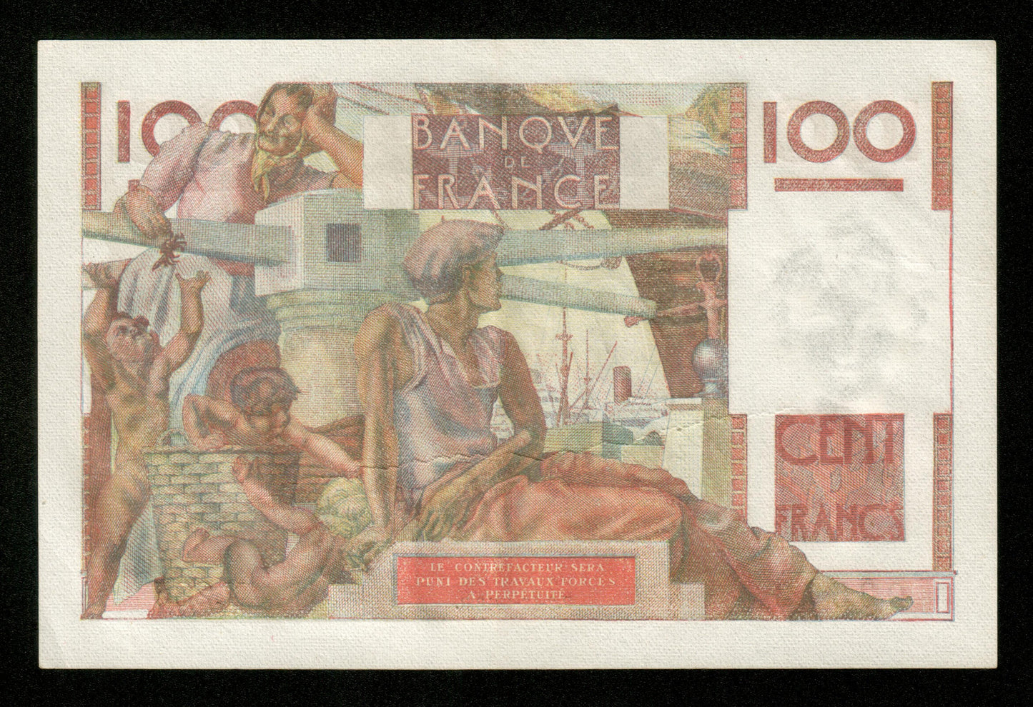 FRANCE - 100 Francs Jeune Paysan 1948 F.28.20 Pick 128b SPL / AU