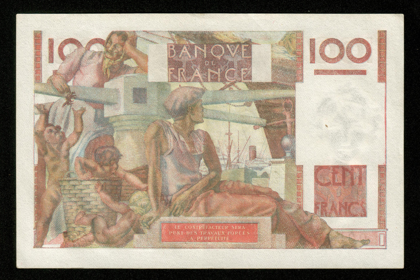 FRANCE - 100 Francs Jeune Paysan 1948 F.28.20 Pick 128b pr.SPL / AU-