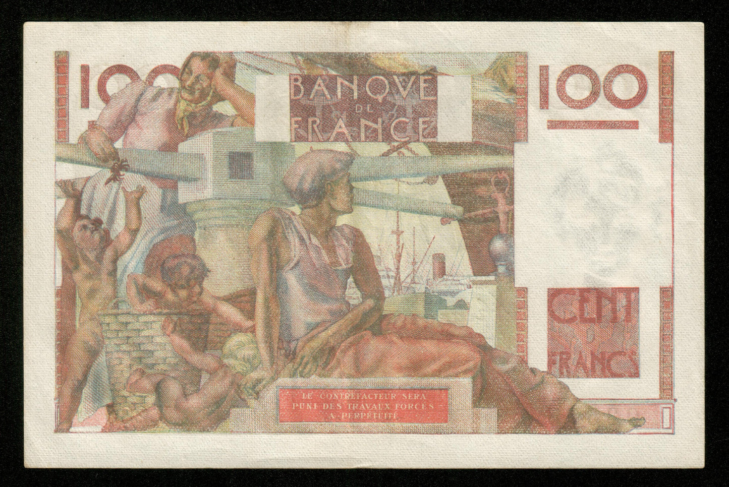 FRANCE - 100 Francs Jeune Paysan 1948 F.28.20 Pick 128b pr.SUP / XF-