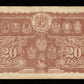 MALAYA - British Administration, 20 Cents 1941 Pick 9a TB+ / Fine+ King George VI