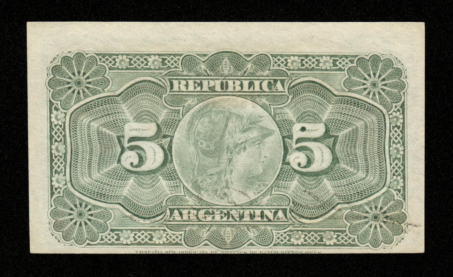 ARGENTINE - ARGENTINA - 5 Centavos 1890 1891 Areco & Marín Pick 209 NEUF / UNC
