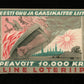ESTONIE - ESTONIA - 1 Kroon 1934 Billet de Loterie Loteriipilet TTB / VF