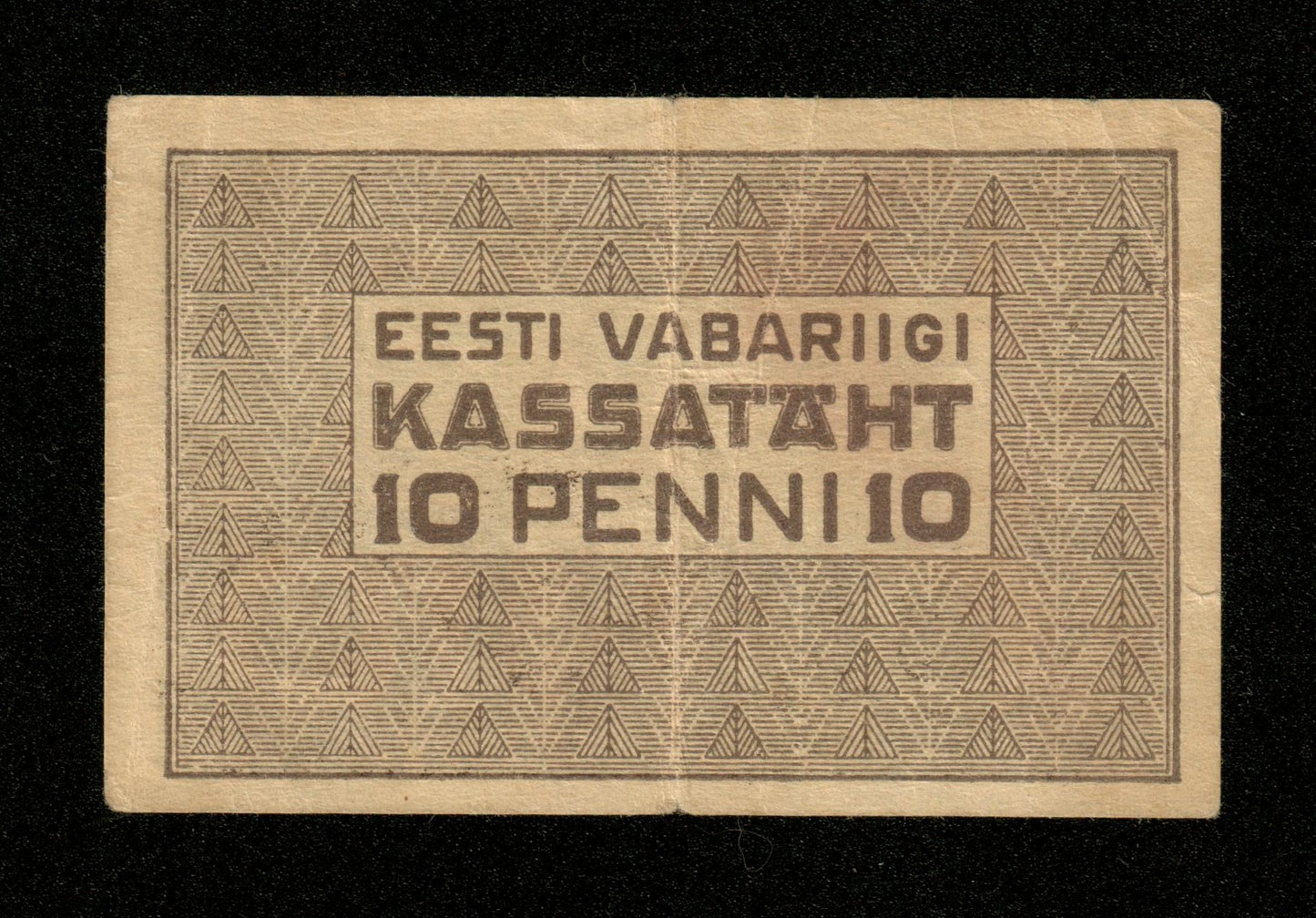 ESTONIE - ESTONIA - 10 Penni (1919) Pick 40b TTB / VF