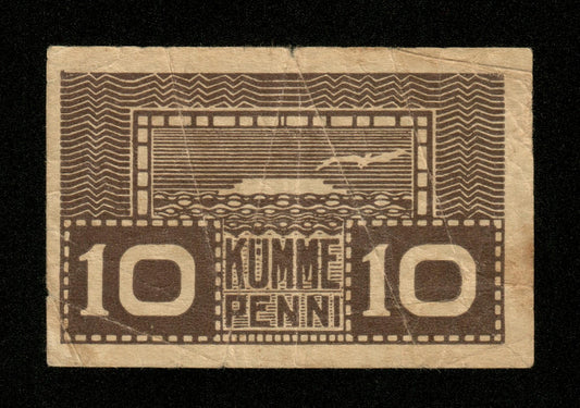 ESTONIE - ESTONIA - 10 Penni (1919) Pick 40b TB / Fine