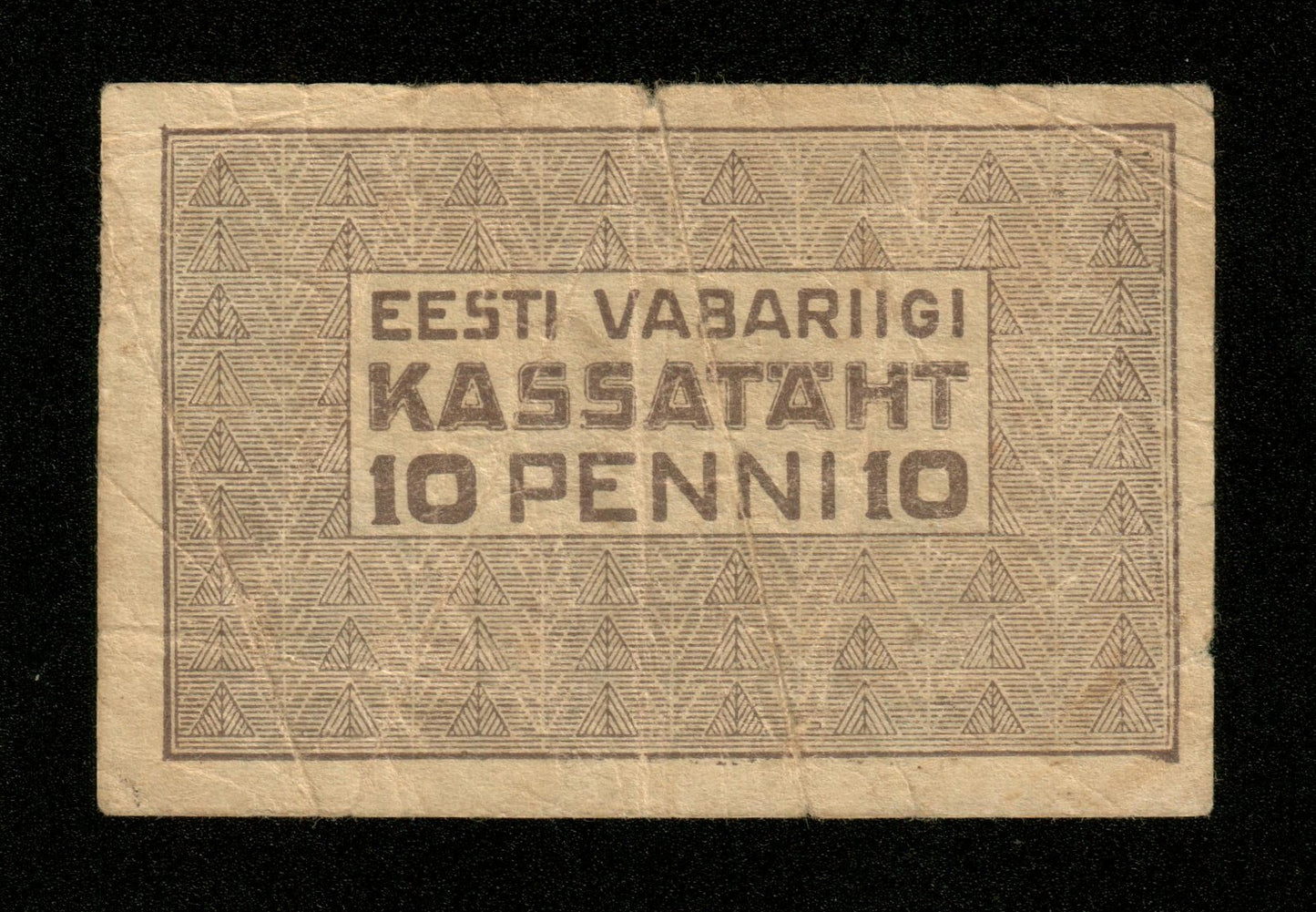 ESTONIE - ESTONIA - 10 Penni (1919) Pick 40b TB / Fine