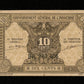 INDOCHINE - FRENCH INDOCHINA - 10 Cents (1942) Pick 89a TTB+ / VF+