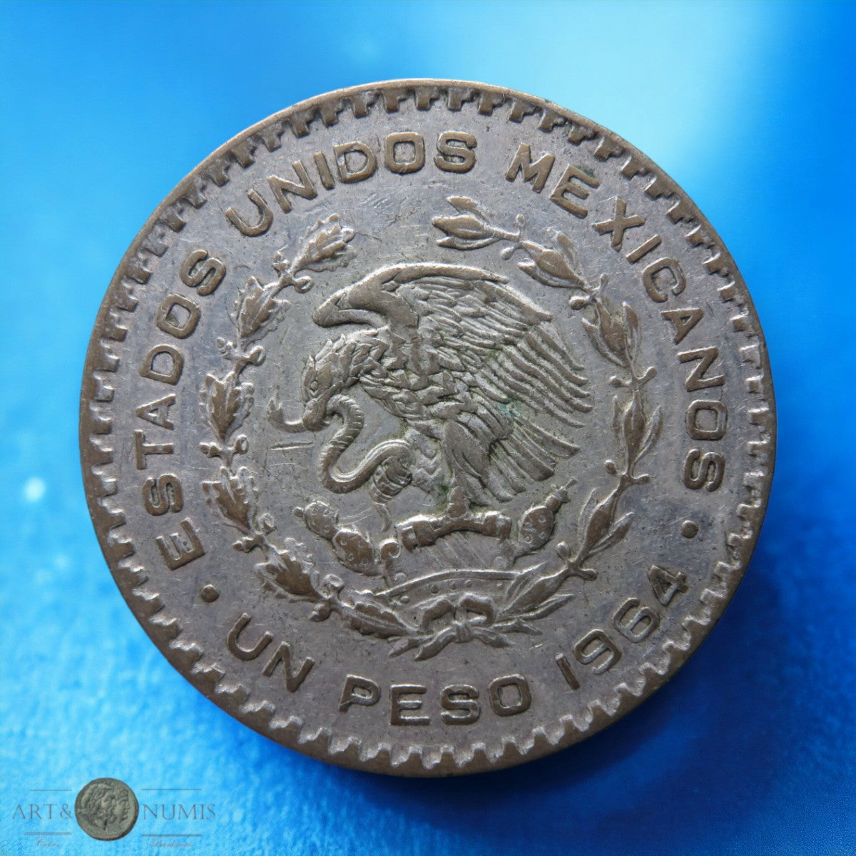 MEXIQUE - MEXICO - 1 Peso 1964 KM.459