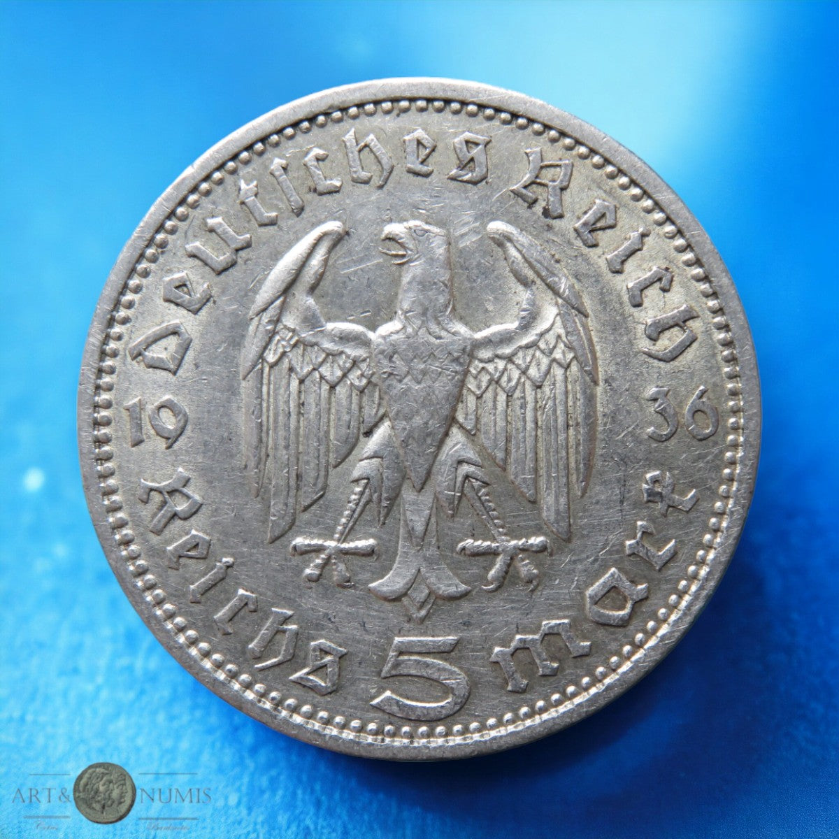 ALLEMAGNE - GERMANY - 5 Reichsmark 1936 Berlin KM.86