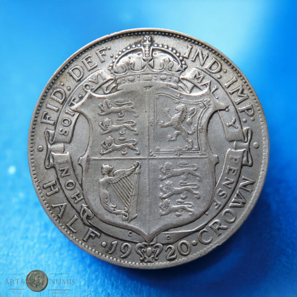 ROYAUME UNI - UNITED KINGDOM - 1/2 Crown 1920 S.4011