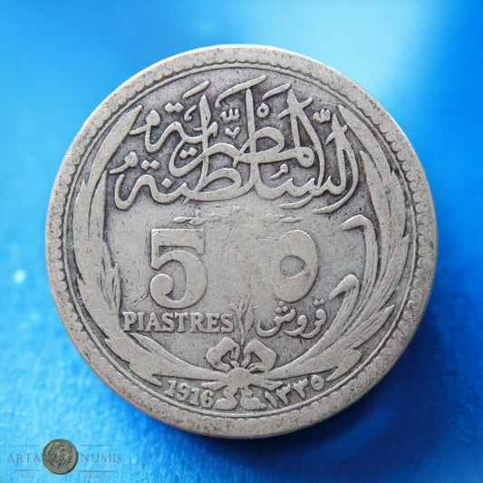 EGYPTE - EGYPT - 5 Piastres 1916 KM.318.1