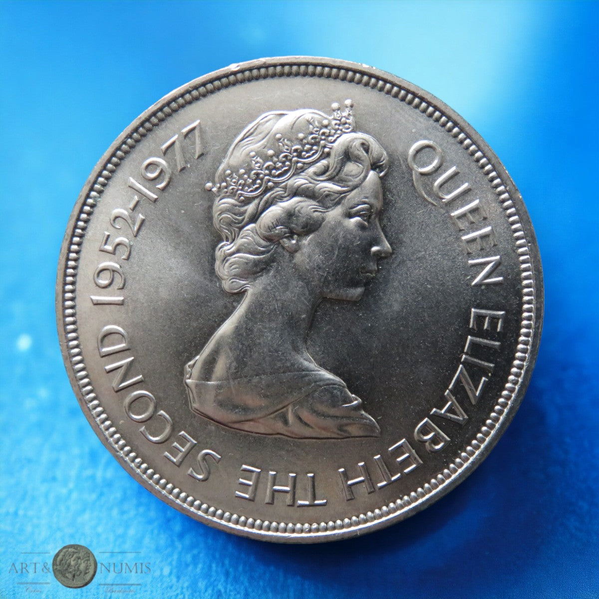 GIBRALTAR - 25 Pence 1977 KM.10