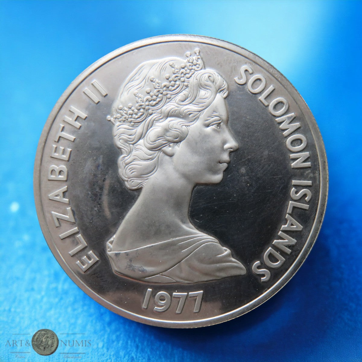 ÎLES SALOMON - SOLOMON ISLANDS - 5 Dollars Proof 1977 KM.7