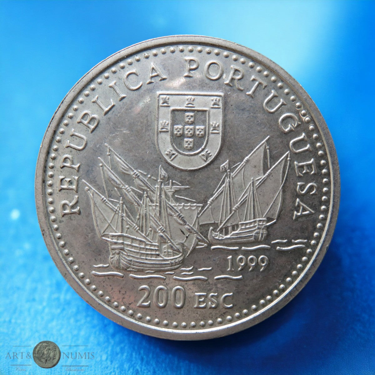 PORTUGAL - 200 Escudos Duarte Pacheco Pereira 1999 argent KM.719a