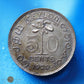 CEYLAN - CEYLON - 50 Cents 1929 KM.109a