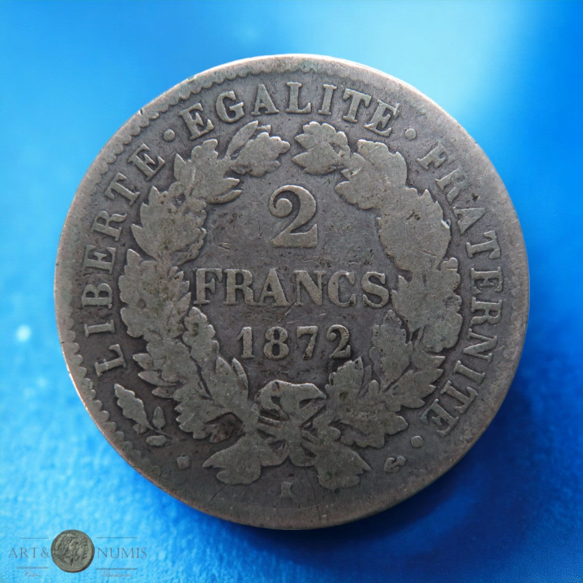 FRANCE - 2 Francs Cérès 1872 Bordeaux