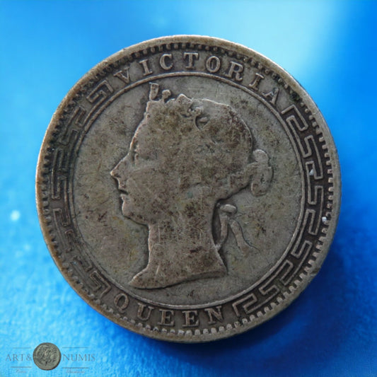 CEYLAN - CEYLON - 25 Cents 1893 KM.95