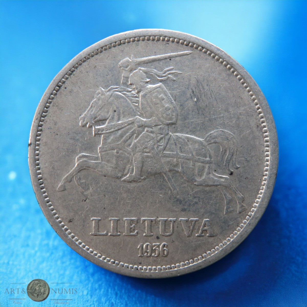 LITUANIE - LITHUANIA - 5 Litai 1936 KM.82