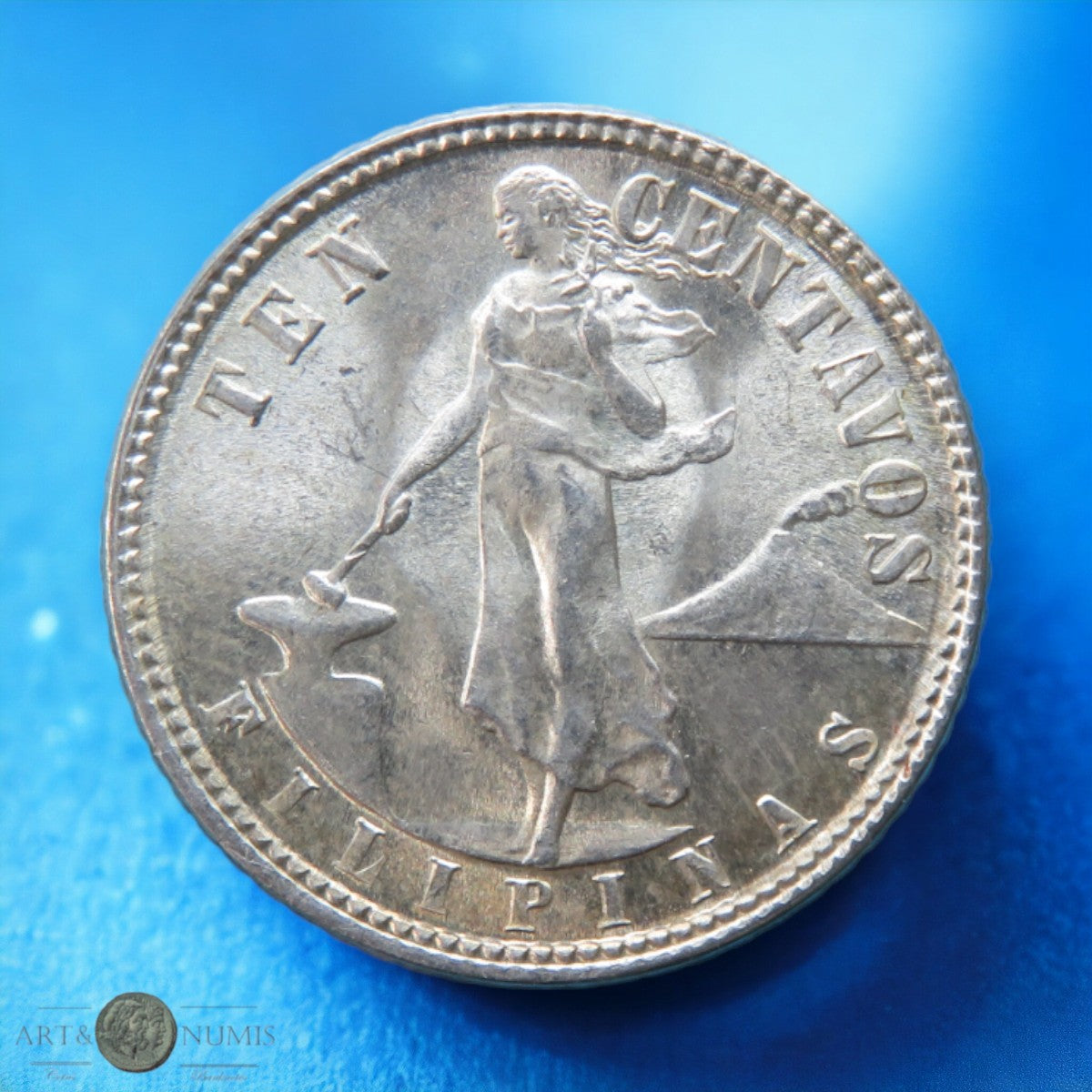 PHILIPPINES - 10 Centavos 1945 KM.181