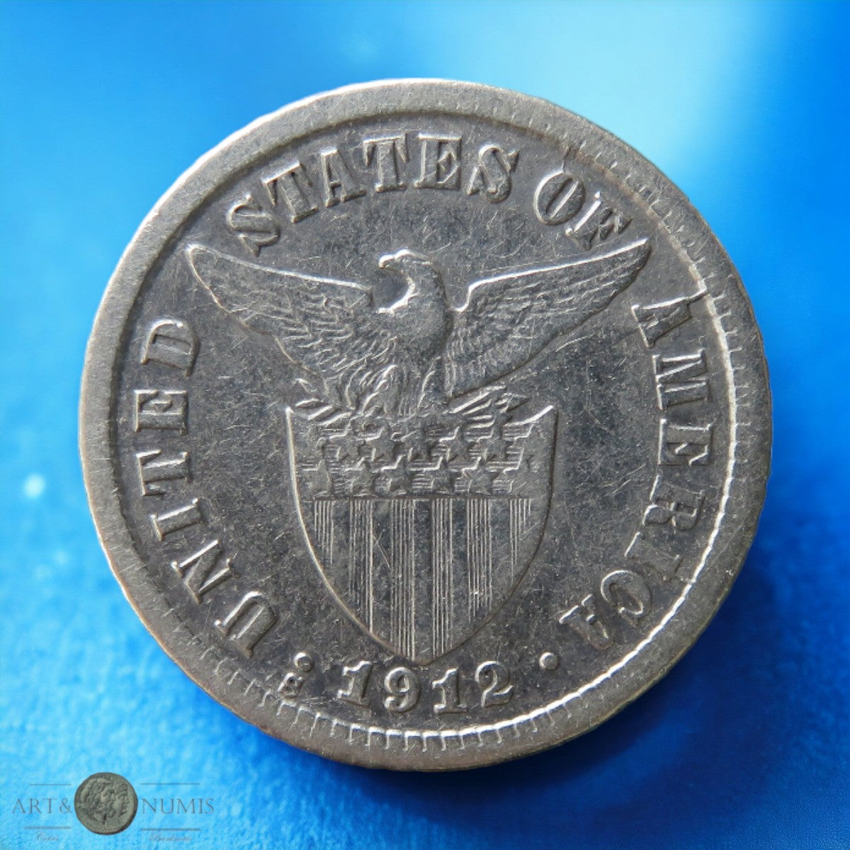 PHILIPPINES - 10 Centavos 1912 KM.169