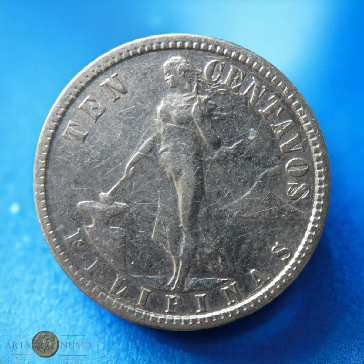 PHILIPPINES - 10 Centavos 1915 KM.169