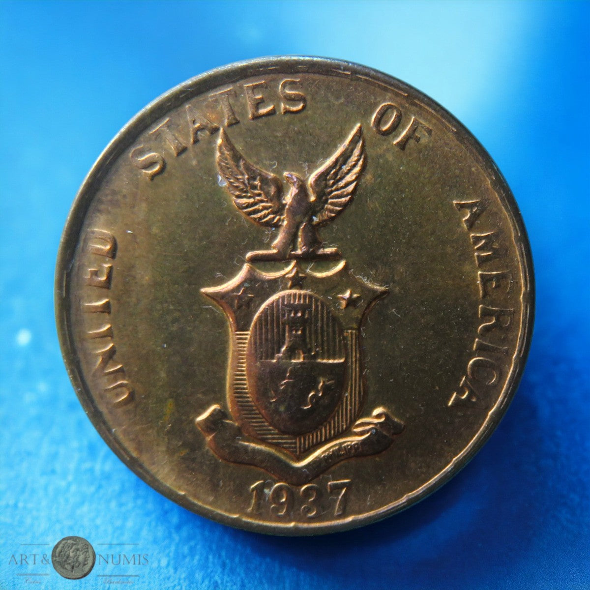 PHILIPPINES - 1 Centavo 1937 KM.179