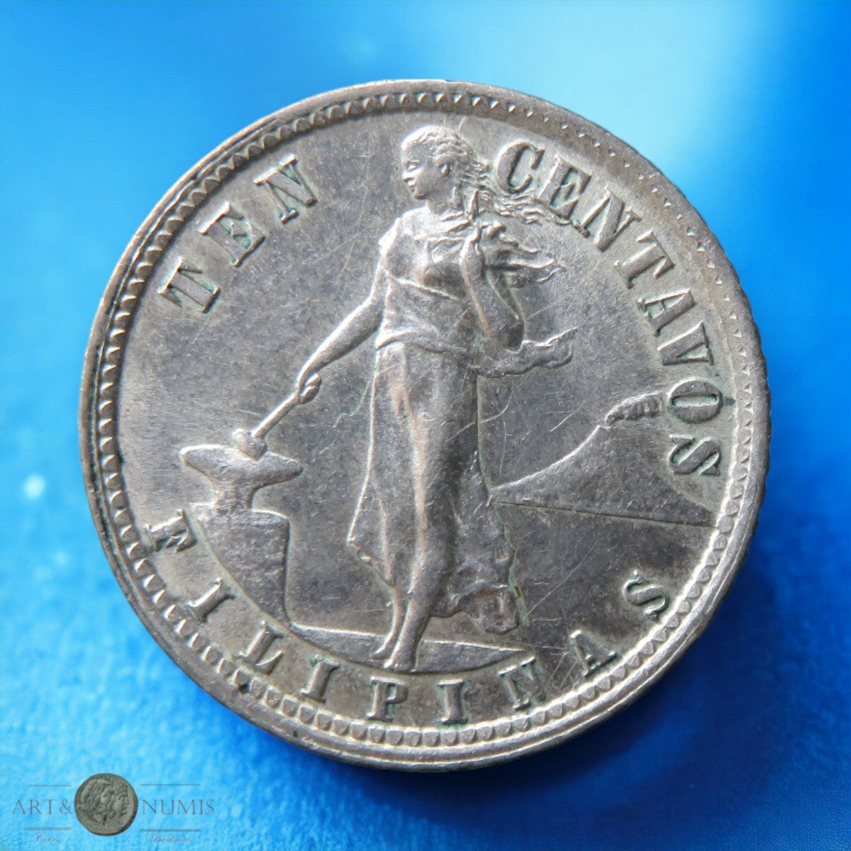 PHILIPPINES - 10 Centavos 1935 KM.169