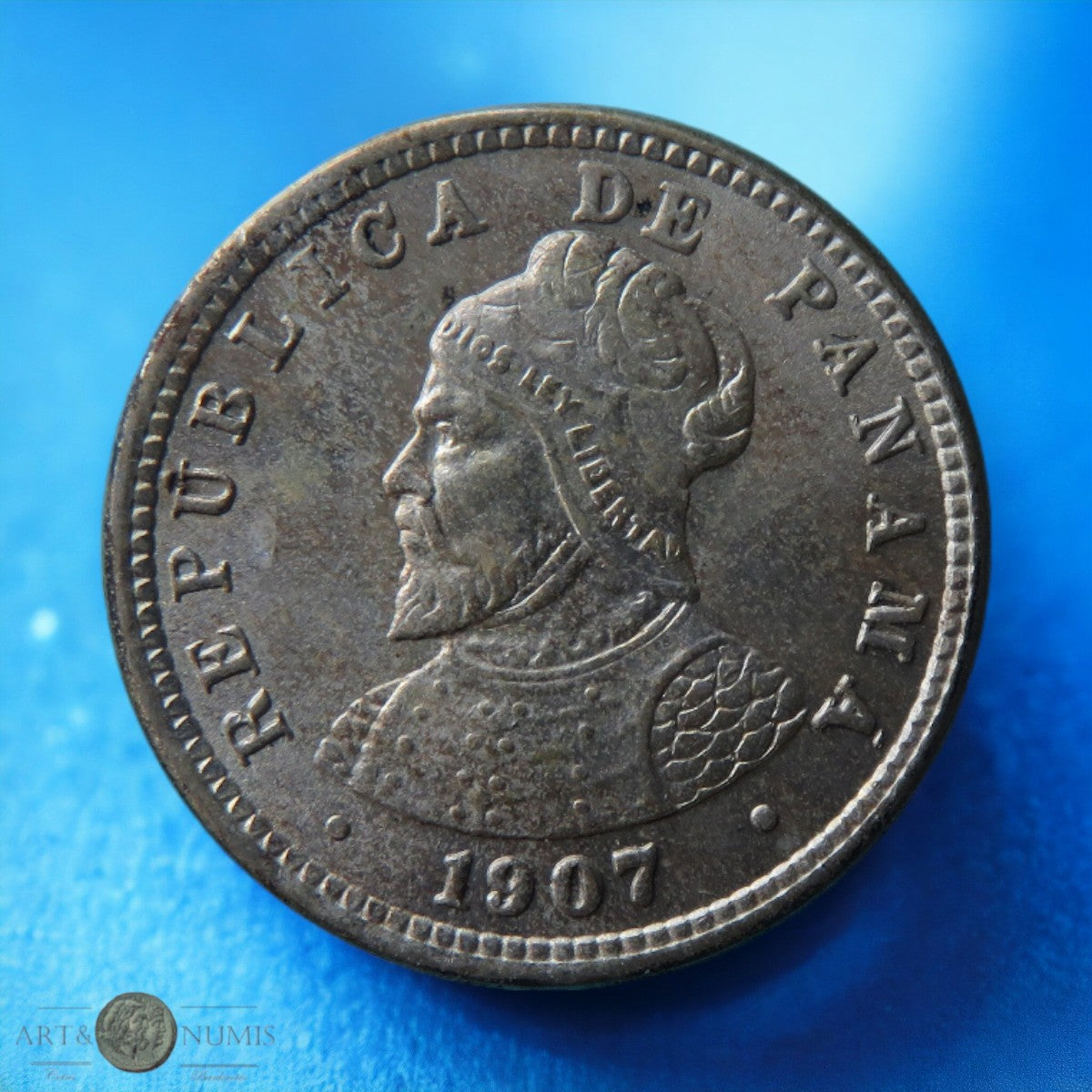 PANAMA - 1/2 Centesimo de Balboa 1907 KM.6