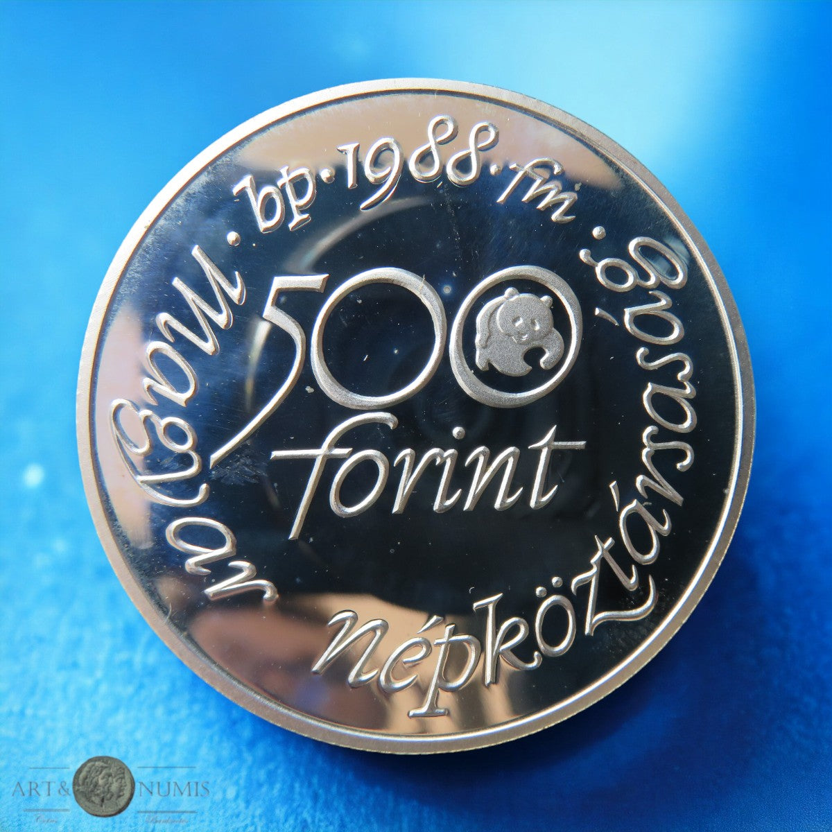 HONGRIE - HUNGARY - 500 Forint Proof 1988 WWF KM.661