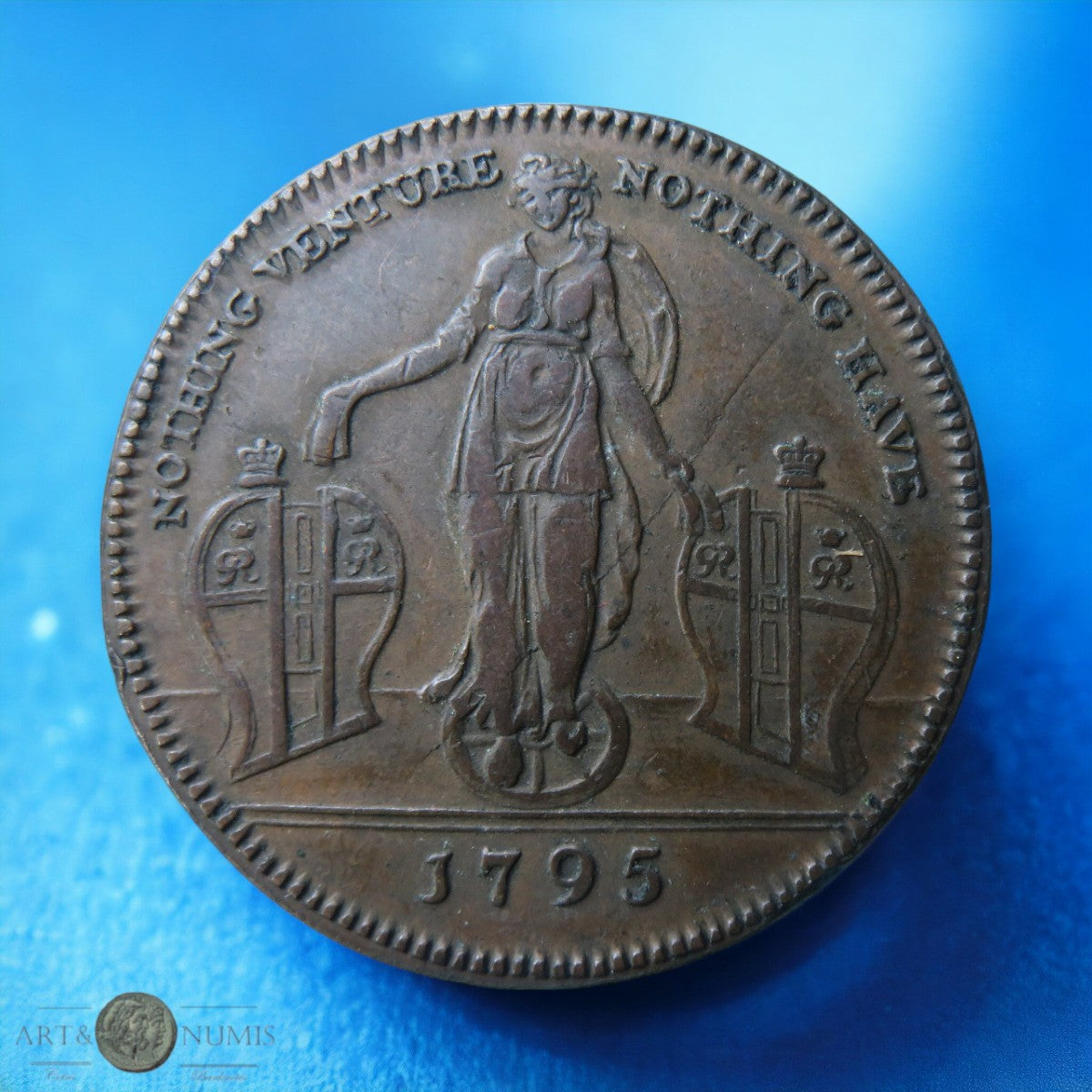 ROYAUME UNI - UNITED KINGDOM - Token - Middlesex - Londres 1/2 Penny 1795 Richardson & Goodluck D&H 467