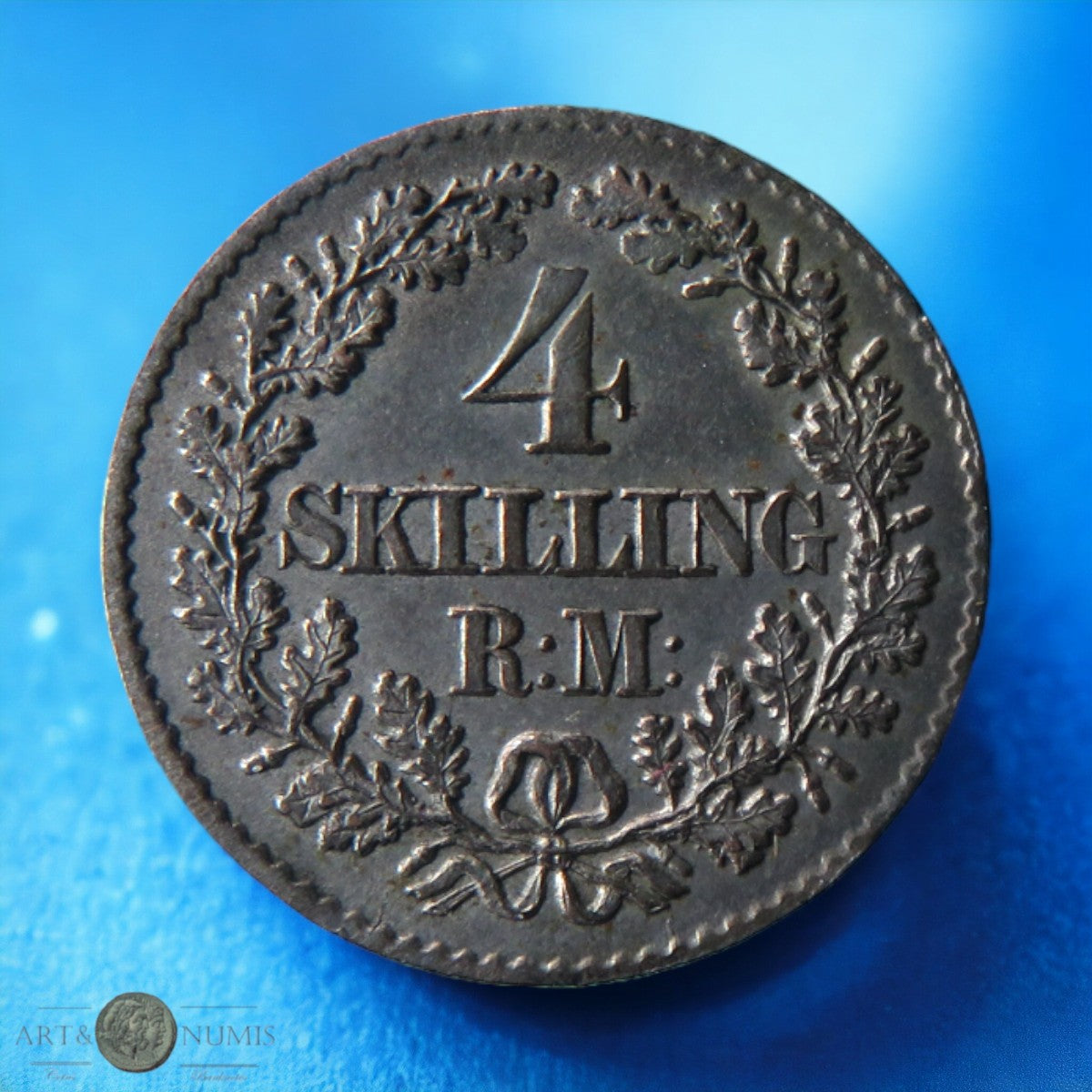 DANEMARK - DENMARK - 4 Skilling 1872 KM.775