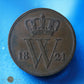 PAYS-BAS - NETHERLAND - 1 Cent 1821 KM.47