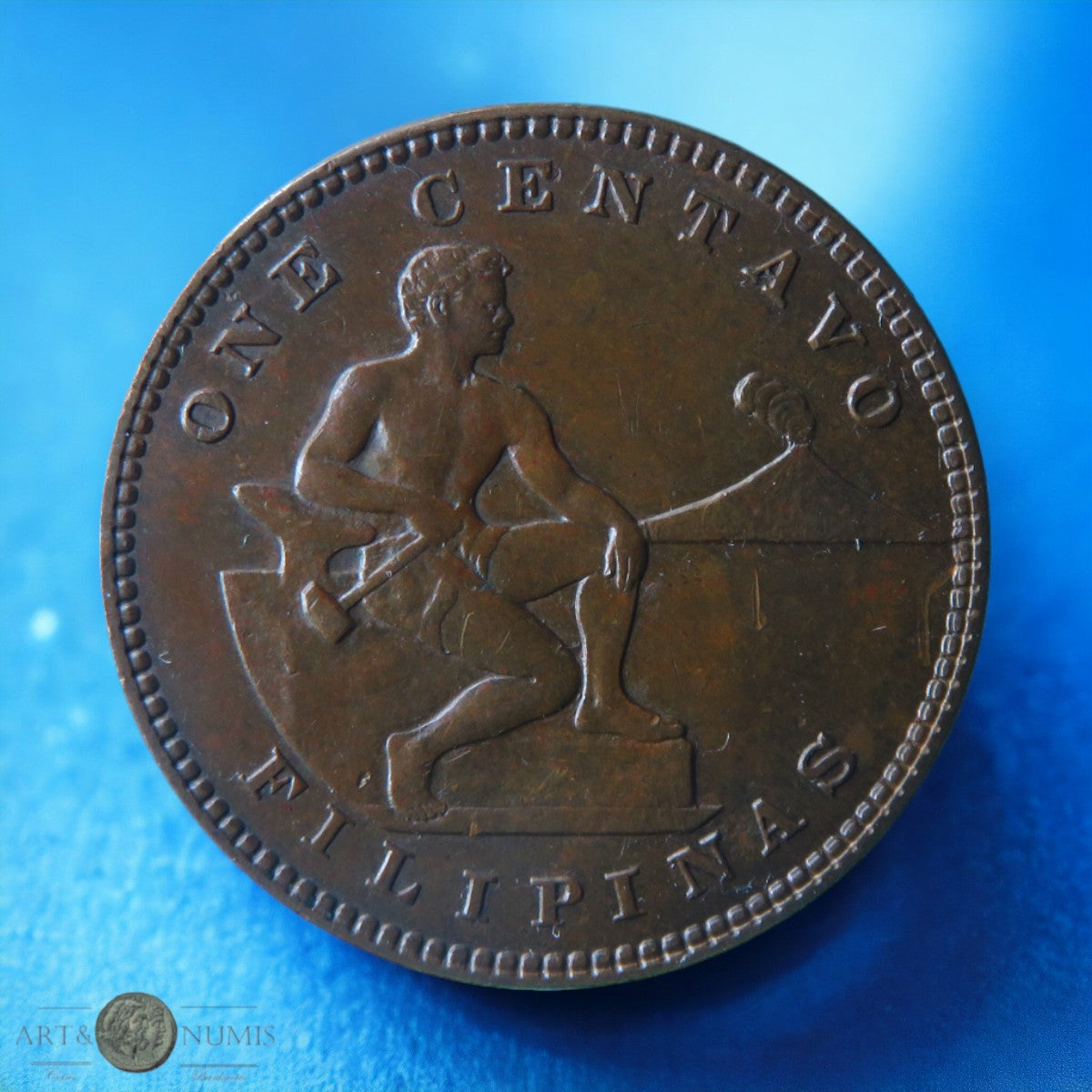 PHILIPPINES -  1 Centavo 1929 KM.163