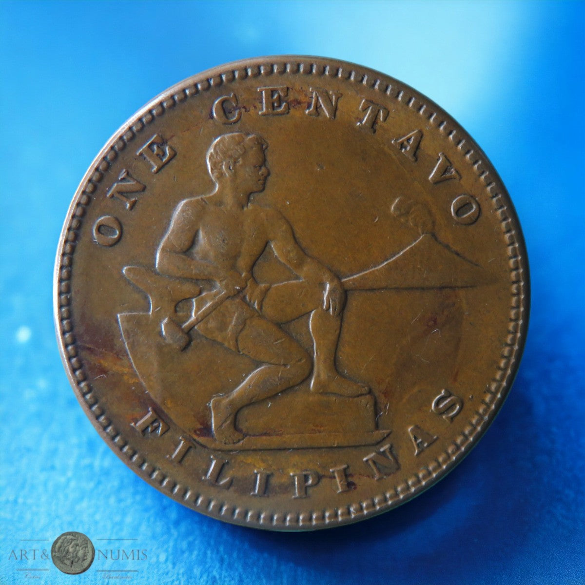 PHILIPPINES -  1 Centavo 1914 KM.163