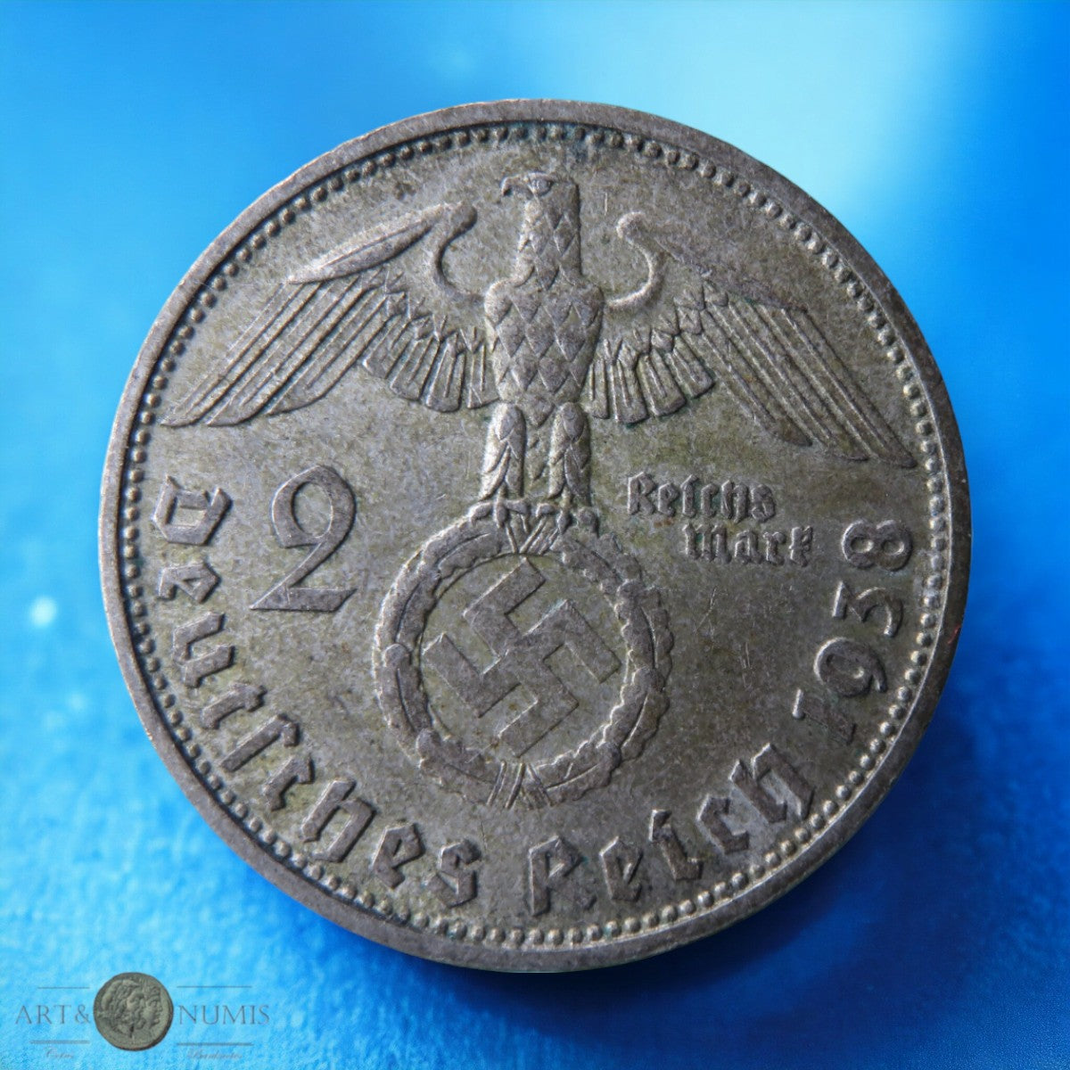 ALLEMAGNE - GERMANY - 2 Reichsmark 1938 Munich KM.93