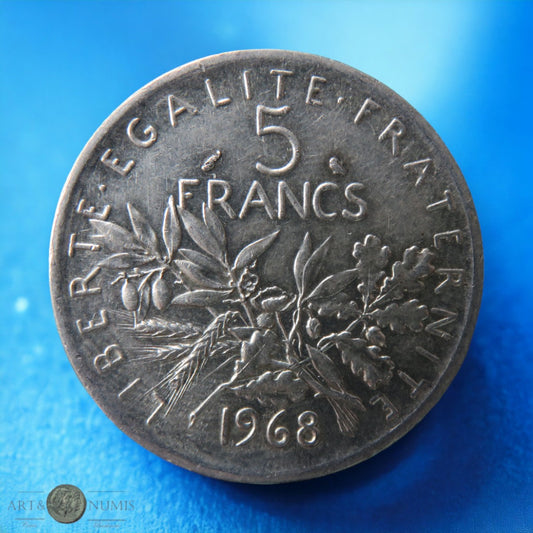 FRANCE - 5 Francs Semeuse 1968