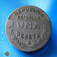 ESPAGNE - SPAIN - GUERRA CIVIL - Santander, Palencia et Burgos - 1 Peseta 1937 Cal.35