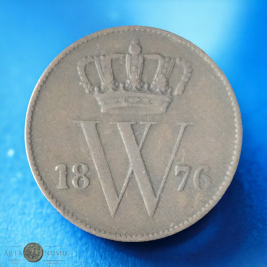 PAYS-BAS - NETHERLAND - 1 Cent 1876 KM.100