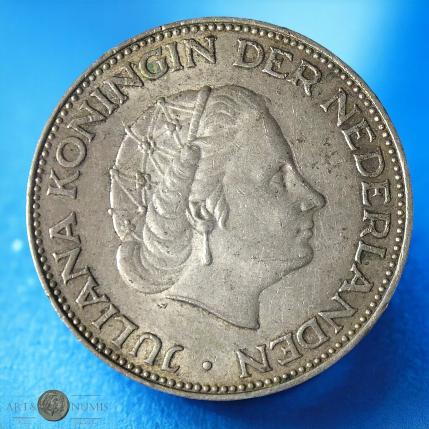 PAYS-BAS - NETHERLAND - 2 1/2 Gulden 1961 KM.185